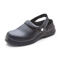 Beeswift Micro-Fibre Slipper Steel Toe Cap 1Pr Black Size 9 - CF84309