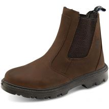 Beeswift Sherpa PU Rubber S3 Leather Upper Dealer Boots Brown 11 - SDB11