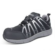 Beeswift Non-Metallic S3 Lace-up Water Resistant Trainer Black/Grey 7 - CF2607