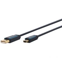 Clicktronic - 3m usb 2.0 A-mini b m/m cable usb usb a Mini-USB b Azul