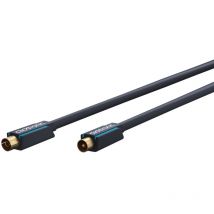 Koaxialkabel, Premium-Kabel Koaxial-Stecker Koaxial-Kupplung 3,0 m 95 dB. Kabellänge 3 m