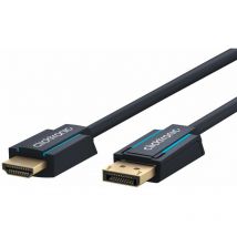 Clicktronic - Câble adaptateur DisplayPort vers hdmi actif, Câble Premium 1x DisplayPort mâle 1x hdmi mâle 10,0 m 4K @ 60 Hz, 10 m (44927)