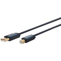 USB-A-auf-USB-B 2.0 Adapterkabel, Premium-Kabel USB-A-Stecker USB-B-2.0-Stecker 1,8 m 480 Mbit/s. Kabellänge 1.8 m