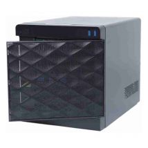 CLIENT-QUBE-i7-2MO-4TB Hanwha CLIENT-QUBE-I7-2MO-4TB Client Mini Qube 4 baies avec disque dur de 4 To