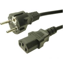 FCR72035 Strom Netzkabel Schwarz 1 m - Cliff