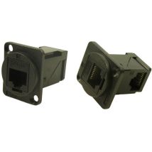 Raft CAT5E RJ45 csk noir CP30251 Adaptateur/prolongateur encastrable noir 1 pc(s) - Cliff