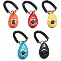 Clikers Pour Chien Lot De 5 Cliqueurs Pour Chien Avec Dragonne - Cliqueur Avec Grand Bouton, 5 Couleurs