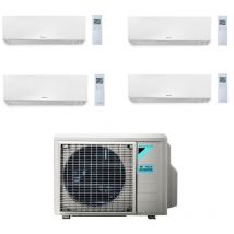 Daikin - Climatiseur réversible Quadri-split bluevolution 4MXM80 3500W + trois 1500W R32 a++