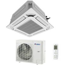 climatiseur à cassettes gree 8 voies 36000 btu gud100t/a-t r-32 wi-fi optionnel triphasé avec télécommande et panneau inclus - nouveau