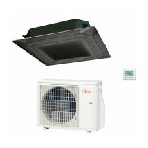 Fujitsu - climatiseur cassette 4-way eco kr circular flow 22000 btu r-32 cod. 3ngf88665 black auxg22krlb - new