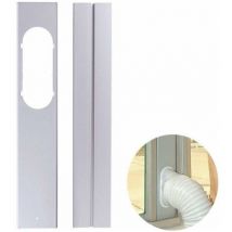 Climatiseur mobile universel réglable plaque d'étanchéité de fenêtre attelle 55-110 cm, 5510, ouverture 7,520 cm, 2 pièces