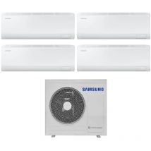 Samsung - climatiseur quadri split inverter cebu series 7000+7000+9000 btu avec aj080txj4kg/eu wi-fi 7+7+9 - new