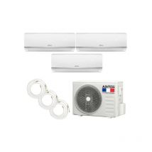 Airton - Climatiseur reversible tri-split a Poser Soi-meme - 2500W - 3500W - ReadyClim 3x6M