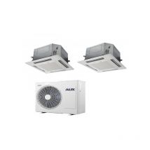 AUX - climatizzatore condizionatore dual split a cassetta 12+12 con am3-h24 r-410 12000+12000
