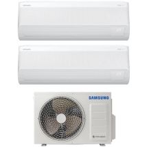 Samsung - climatizzatore condizionatore dual split inverter serie windfree avant 7000+7000 btu con aj040txj2kg/eu a+++ wi-fi 7+7 r-32 - novita'