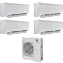 Gree - climatizzatore condizionatore quadri split inverter serie bora plus 9+9+9+9 con gwhd(28)nk6oo r-32 wi-fi optional 9000+9000+9000+9000