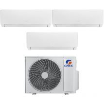 Gree - climatizzatore condizionatore trial split inverter serie pular 9+12+12 con gwhd(36)nk6lo r-32 wi-fi integrato 9000+12000+12000