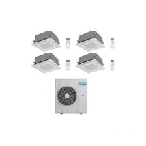Hisense - Climatizzatore Condizionatore Cassetta 4 vie R32 Quadri Split Inverter 9000 + 9000 + 9000 + 12000 btu con u.e. 5AMW125U4RTA novitá Classe