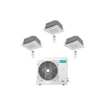 Climatizzatore Condizionatore Hisense Cassetta 4 vie R32 Trial Split Inverter 12000 + 12000 + 18000 BTU con U.E. 4AMW105U4RAA NOVITÁ Classe A++/A+
