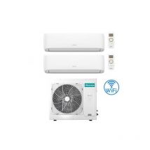 Hisense - Climatizzatore Condizionatore Hi Comfort Wifi R32 Dual Split Inverter 12000 + 18000 btu con u.e. 4AMW105U4RAA Classe a++/a+