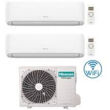 Hisense - Climatizzatore Condizionatore New Comfort con Wifi R32 Dual Split Inverter 9000 + 9000 btu con u.e. 2AMW35U4RGC Classe a++/a+