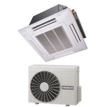 Climatizzatore condizionatore Hitachi a cassetta 4 vie inverter 9000 btu rai-25rpe r-32 wi-fi optional con griglia inclusa - novità