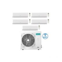 Hisense - Climatizzatore Condizionatore Inverter Energy Ultra Ecosense Wifi R32 Penta Split 9000 + 9000 + 9000 + 9000 + 12000 btu con u.e.