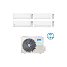Climatizzatore Condizionatore Midea Evolution WiFi R32 Quadri Split 9000 + 12000 + 12000 + 12000 btu con u.e. M4O-36FN8-Q inverter Classe a++/a+