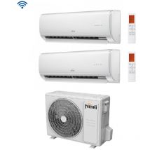 Climatizzatore condizionatore quadri split inverter Ferroli giada m 9000+9000+9000+12000 btu con 28-4 wi-fi integrato alexa e google home 9+9+9+12