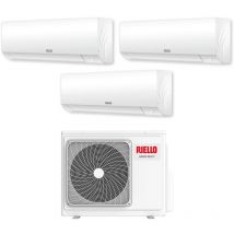 Riello - climatizzatore condizionatore trial split inverter serie aaria plus 9+9+9 con aaria multi 355 p r-32 wi-fi optional 9000+9000+9000