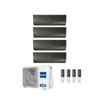 Climatizzatore Haier Quadri Split Flexis Nero 7000+7000+7000+9000 4U75S2SR2FA R-32 a++/a+ 7+7+7+9
