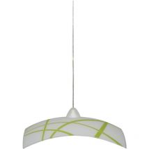Clio lampada sospensione da soffitto E27 1 luce 40X40 verde