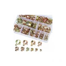 Yzmrbdqc - Clip à Ressort Tuyau Serre-joints à Tuyaux Colliers de Clip à Ressort Tuyau Serrage Ajustable de Tailles Pour Fixer Tuyaux Souples et