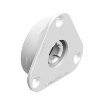 Fastmount - Clip femelle 5kg autocentreur lp-af8 - Diamètre perçage : 25 mm - Matériau : Plastique - Fixation : a visser - Décor : Blanc - Charge : 5