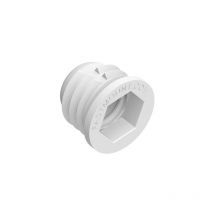 Clip femelle autotaraudeur pc-f1a - Décor : Blanc - Diamètre perçage : 16,8 mm - Fixation : a encastrer - Matériau : Plastique Fastmount