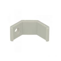 Clip Guida Gancio Plastica Per Fissaggio Profilato Alluminio Angolare Spesso Curva 45 Gradi BA3109