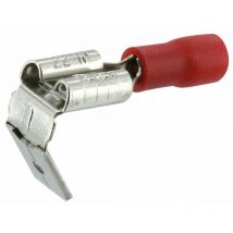 Clip mixte pré isolé rouge 6,35mm - 10 pièces