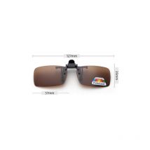 Clip polarisant, clip pour lunettes de soleil, clip pour lunettes de soleil, lunettes de pêche à vision nocturne
