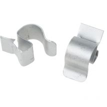 Clip pour rebord de poutre, RS PRO, Acier, Epaisseur de la bride 4 7 mm, Plage de diamètre de câble 12mm à 14mm ( Prix pour Paquet de 25 )