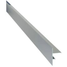 Clipbares Abschlussprofil – Lackiert In Grau-aluminium – 70 Mm