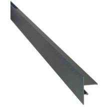 Jouplast - Clipbares Abschlussprofil – Gris anthracite – 70 mm