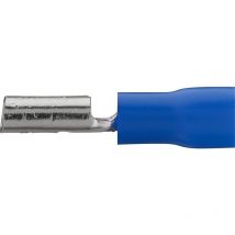 Debflex - 711043 - Clip Terminal Eléctrico Hembra/macho Pre-aislado 6.3X0.8 mm Rojo Bolsa de 10