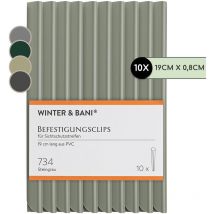 Clips de bande de pare-vue accessoires pvc pack de 10