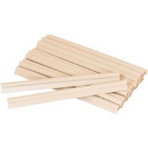 Clips de fixation brise-vue 20 pièces - beige