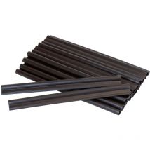 Clips de fixation brise-vue 20 pièces - Marron foncé