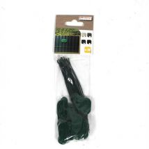 Set de fixation clip 150x fil pour les tapis pare-vue en pvc, vert