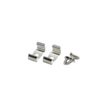 Ledmaxx - clips de fixation (plats) ledconnect LCV11 acier inoxydable set de 2