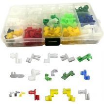 Clips de Fixation pour Barre de Verrouillage de Portière de Voiture, 160PCS Clips de Tringlerie de Tige de Serrure de Porte Gauche Droite Conducteur