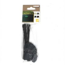 Estexo - Clips de fixation pour tapis de protection, jeu de fixation de 25 pièces gris