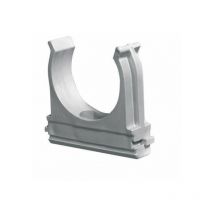 FIM - Clips fissatubo Ø20 a scatto in pvc grigio